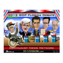 Castro Florida Debate Postcards