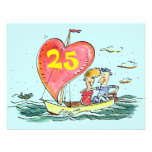 CASUAL TWENTY-FIFTH SILVER ANNIVERSARY INVITATIONS