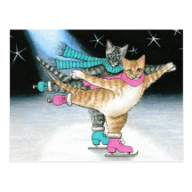 cat 437 postcard