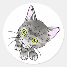 Cat-4 丸形シールステッカー