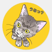 Cat-4 丸形シールステッカー