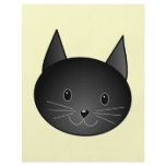 Cat. Adorable black kitty. Full Color Flyer