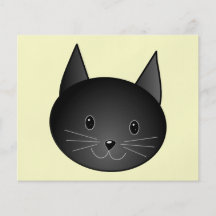 Cat. Adorable black kitty. Personalised Flyer