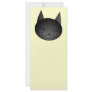Cat. Adorable black kitty. Full Color Rack Card