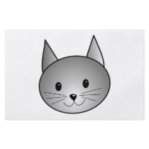 Cat. Adorable Grey Kitty Design. Personalised Flyer