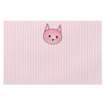 Cat. Adorable pretty pink kitty. Full Color Flyer