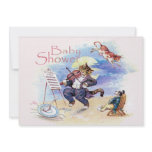 Cat and Fiddle Baby Shower Pink invitations