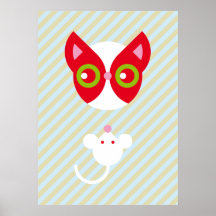 Cat and mouse poster