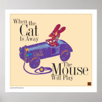 Cat and Mouse-Prints/Poster