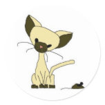 Cat and Mouse Sticker - Mouser (Meet the Mews)