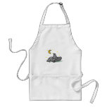 Cat and Witches Hat Halloween design aprons