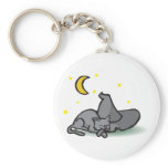Cat and Witches Hat Halloween design keychains