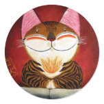 cat art - fire (5 elements) stickers
