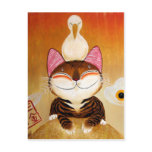 cat art - metal (5 elements) postcards