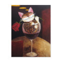 cat-art-Red Red Wine postcards
