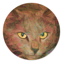 Cat Art Stickers