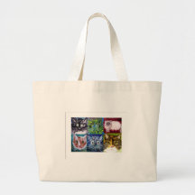 Cat Art Tote Bag