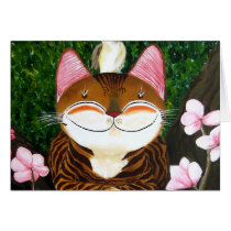 cat art - wood (5 elements)