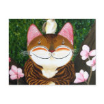 cat art - wood (5 elements) postcards