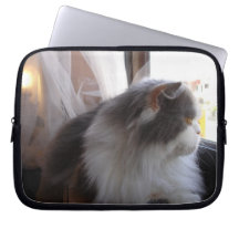 Cat at the Window electronics sleeve Computer Sleeves
