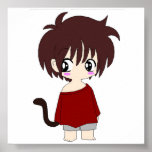 Cat Boy Poster