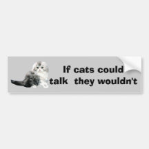 Cat Bumper Sticker