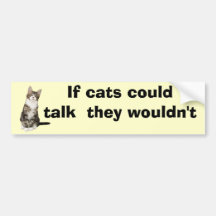 Cat Bumper Sticker