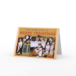 Cat Carolers Christmas Card