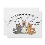 Cat Choir invitations
