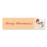 Cat Christmas bumper stickers