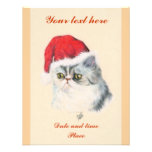 Cat Christmas Personalised Invite