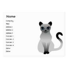 Cat - Chubby Business Card