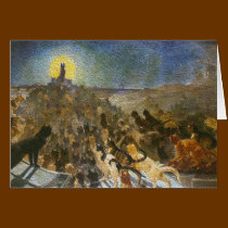 Cat City Vintage Art Card by Théophile Steinlen cards