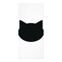 cat contour icon custom rack card