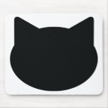 cat contour icon mouse pads