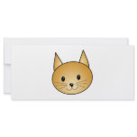 Cat. Cute ginger kitty. Custom rack cards
