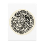 Cat Dreams Celtic Black Ivory postcards