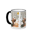Cat Dressed As Woman With Octopus Coffee Mugs