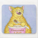 CAT eating ice cream mousepads