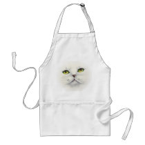 cat face apron