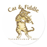 Cat & Fiddle stickers