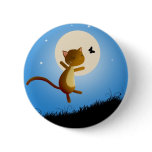 cat follow your dreams - pin badge buttons