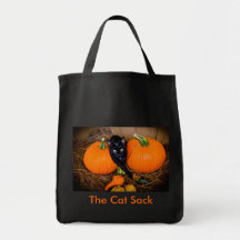 Cat Halloween Tote Bags