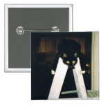 Cat Hanging Around Pinback Button