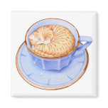 Cat in Coffee magnets