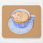 Cat in Coffee mousepads