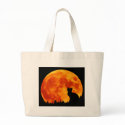 Cat in full orange Moon bags