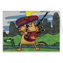 Cat in Scotland cards