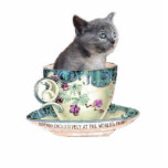 Cat in the Cup photo scupture photo sculptures