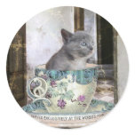 Cat in the Cup stickers